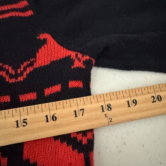 Gap Knit Sweater Winter Snowflake Graphic Women’s Size Medium Preppy Style - Picture 6 of 9